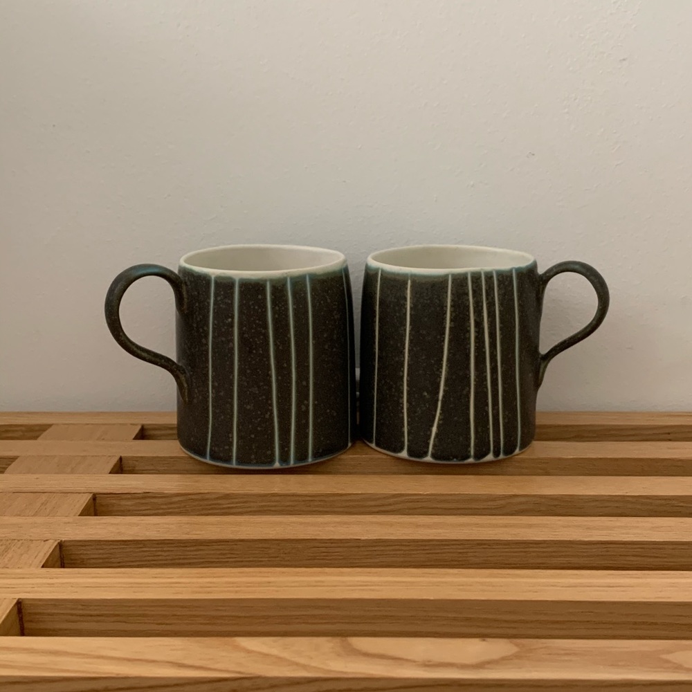 Hand-Crafted Pottery Mini Ceramic Mugs Made in Serbia